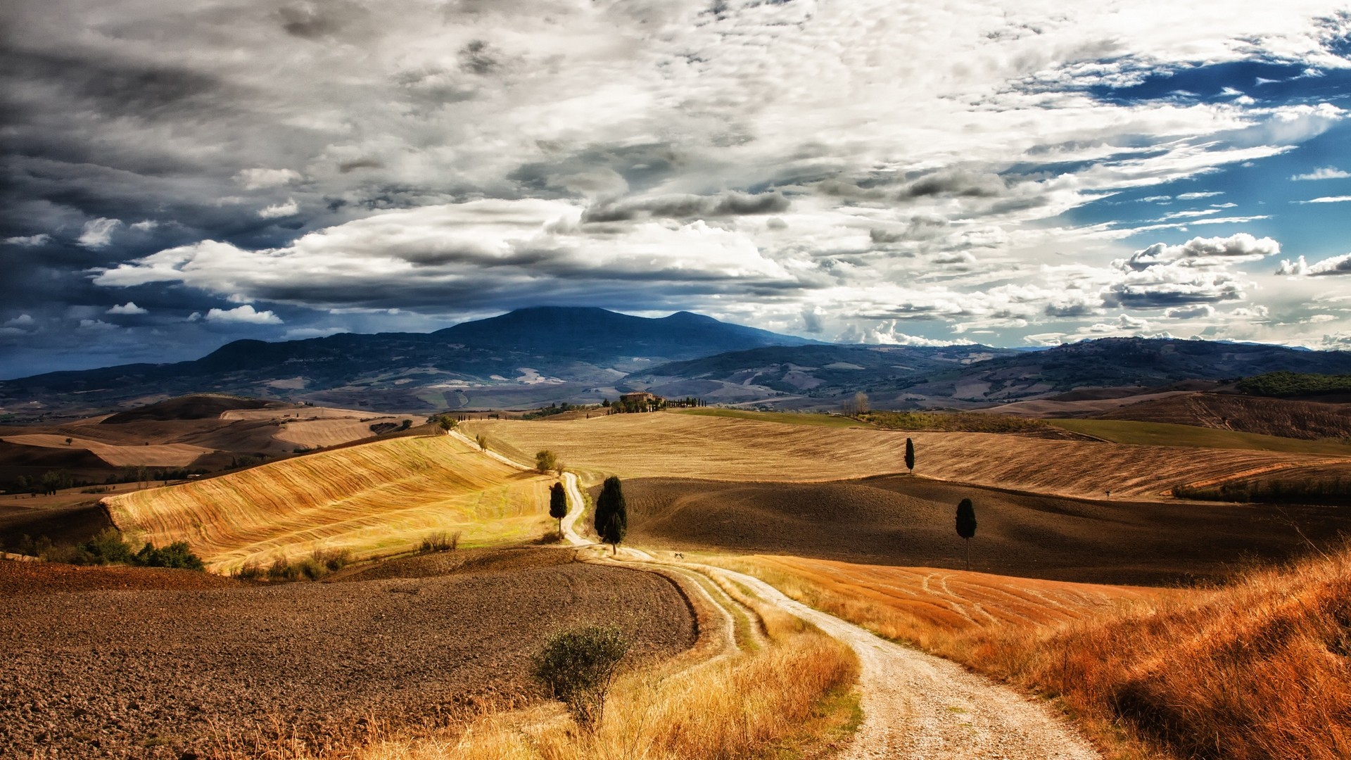 Tuscany Landscape - HD Wallpaper 