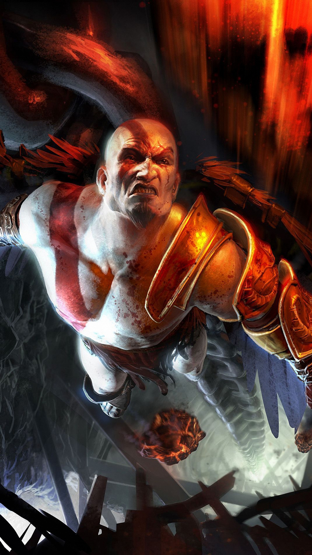 Hd Kratos Game God Of War Sony Xperia Wallpapers - God Of War 2005 Kratos - HD Wallpaper 