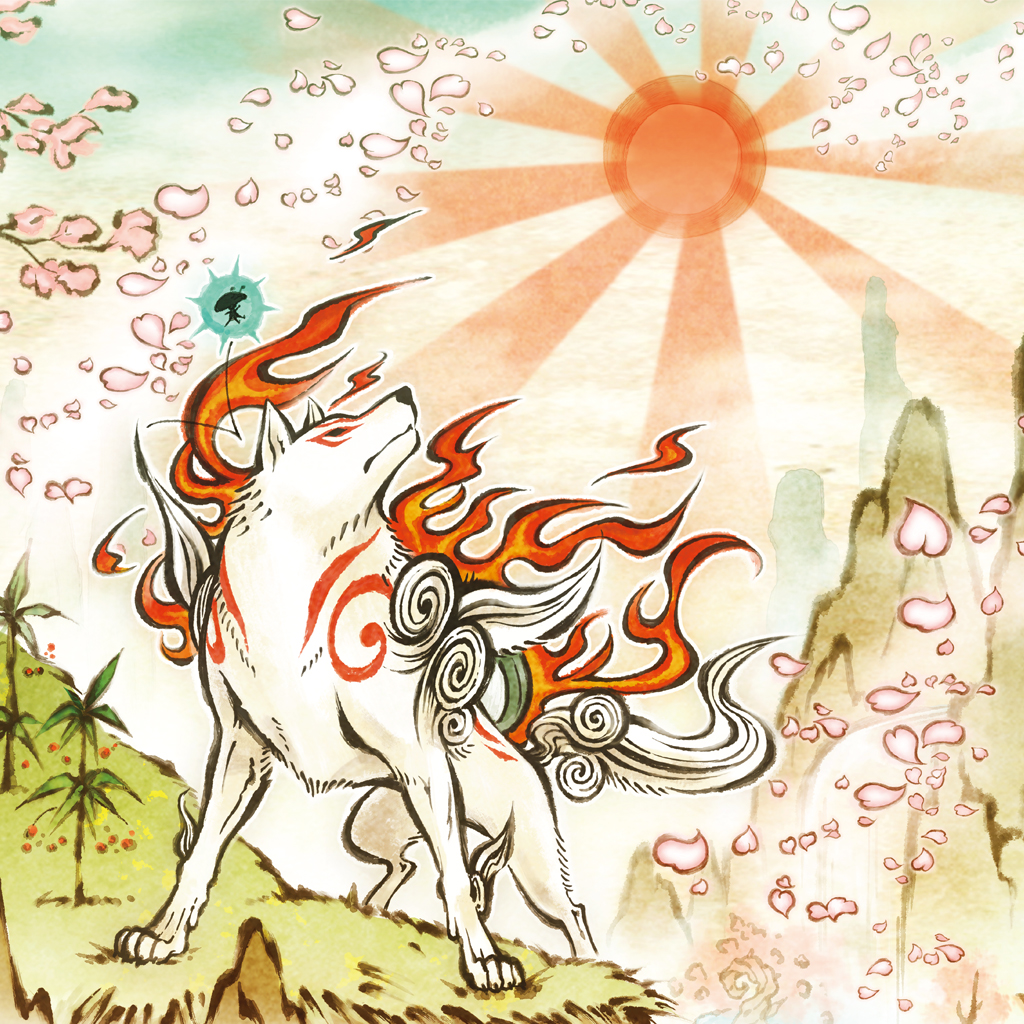 Okami Amaterasu - HD Wallpaper 