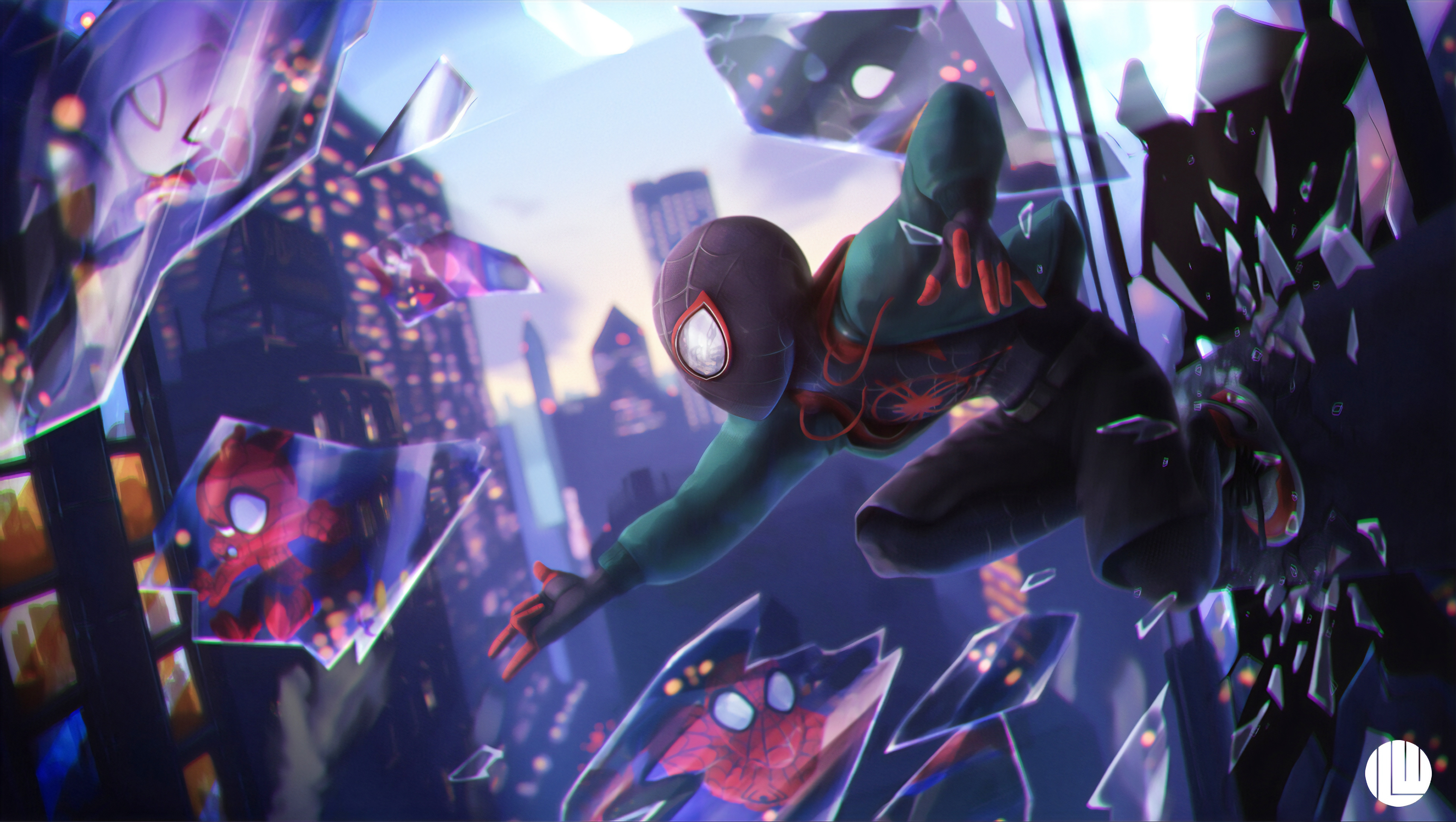 Fondos De Pantalla Para Pc De Spiderman Un Nuevo Universo - 3840x2168  Wallpaper - teahub.io