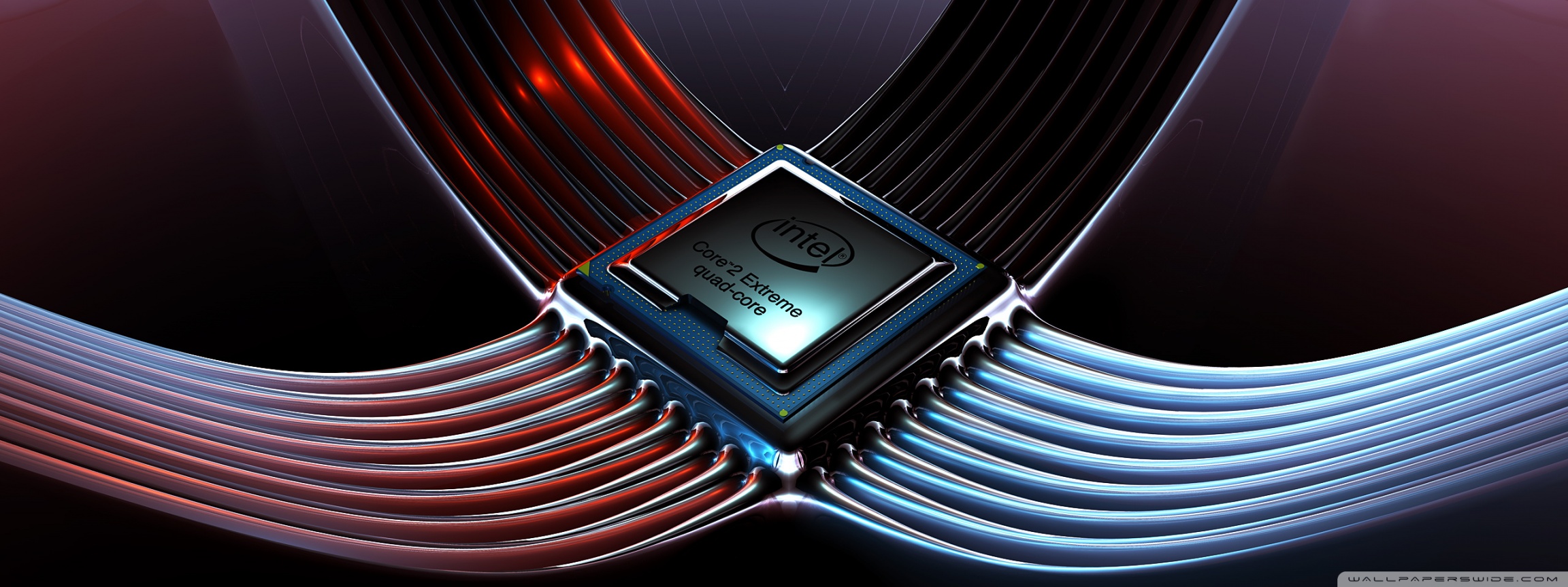 Intel Core 2 Quad - HD Wallpaper 