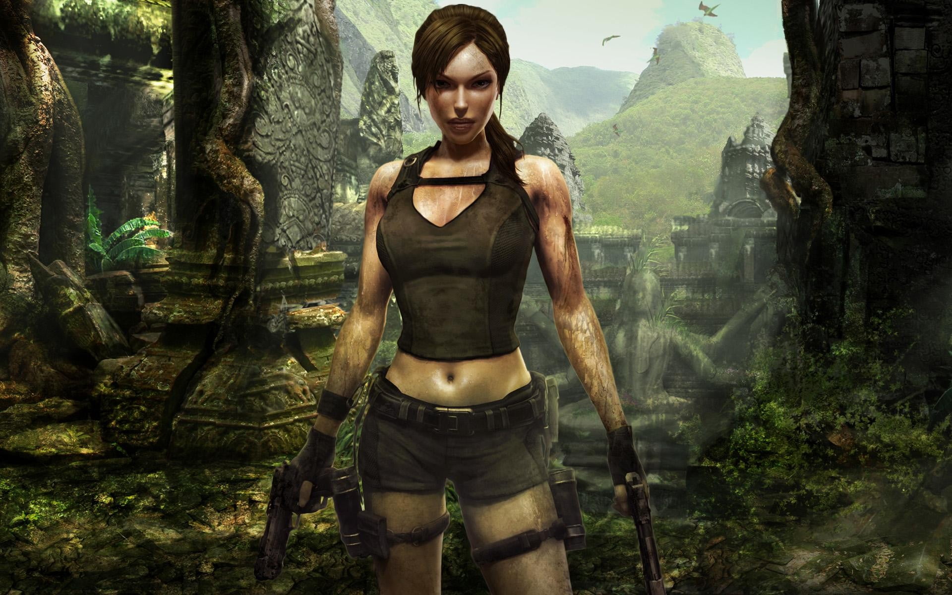 Video Game Lara Croft Tomb Raider - HD Wallpaper 