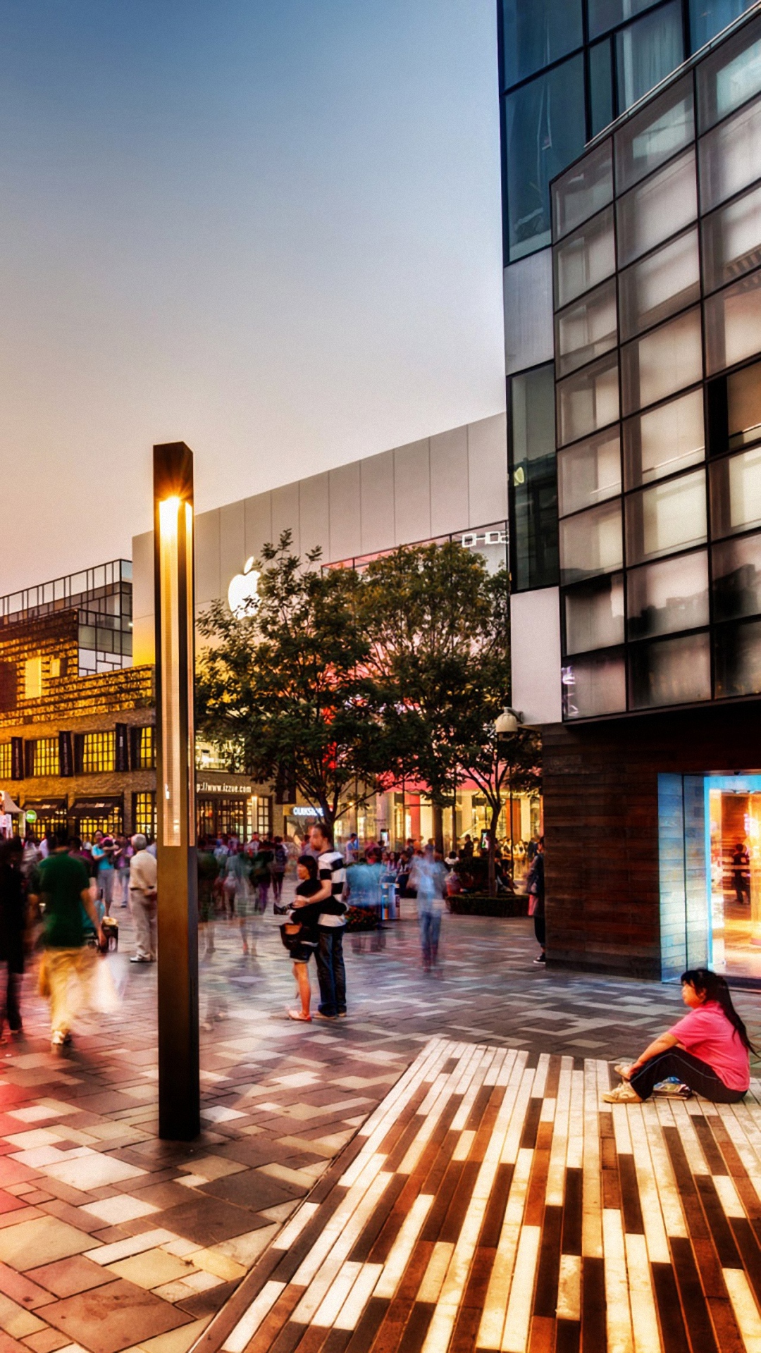 Hd Shopping Area In Beijing Samsung Galaxy Note 3 Wallpapers - HD Wallpaper 