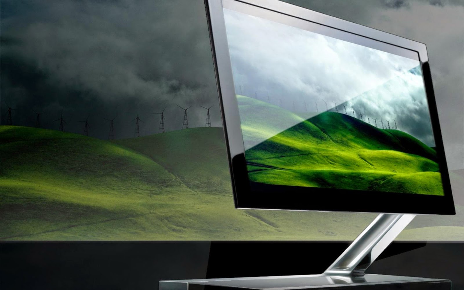 Led-backlit Lcd Display - HD Wallpaper 