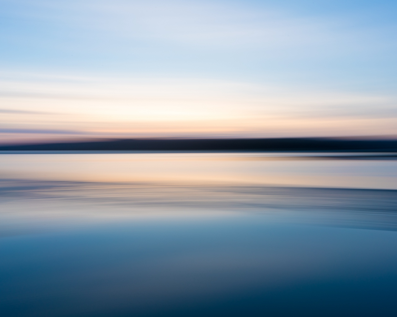 Wallpaper Sea, Horizon, Sky, Blur, Stripes - Wallpaper - HD Wallpaper 