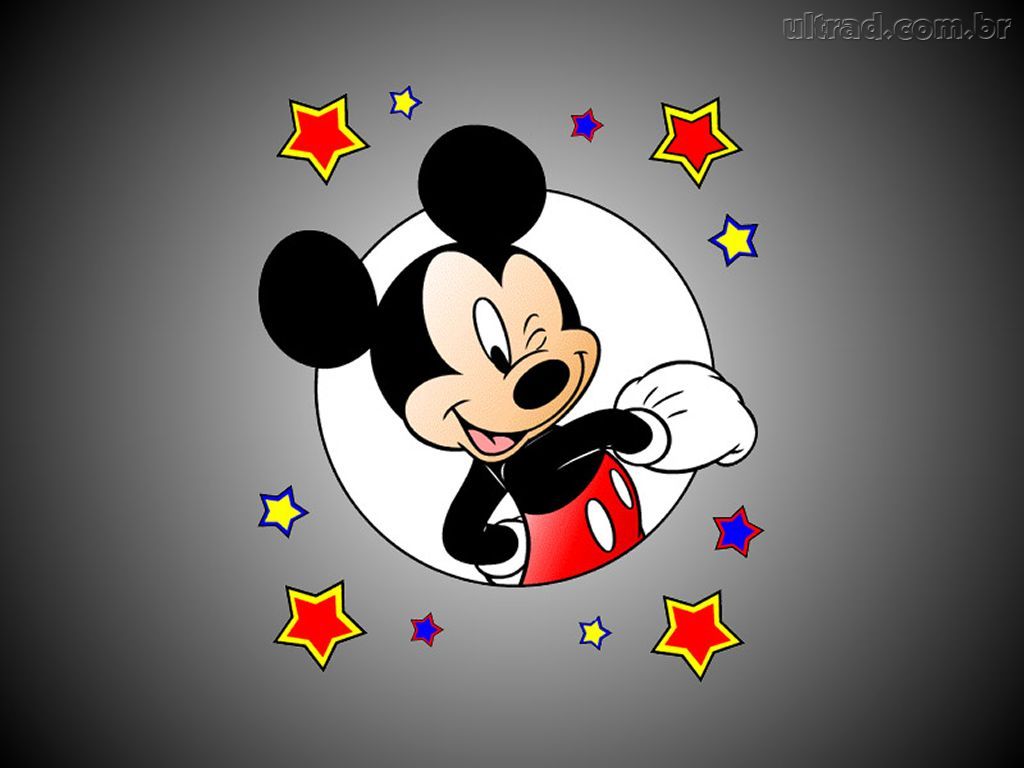 New Year Mickey Mouse Rangoli - HD Wallpaper 