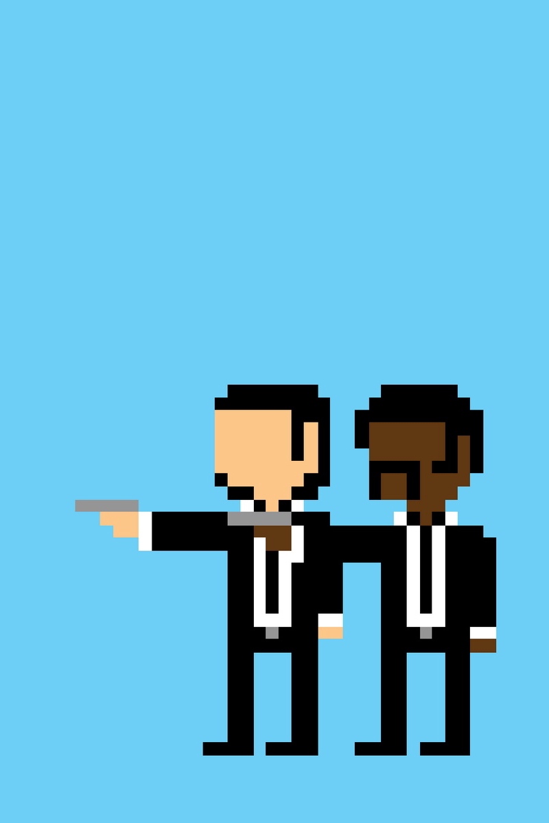 Wallpaper Pulp Pixel, People, Minimalism, Pulp Fiction - 800 X 600 Pixel - HD Wallpaper 