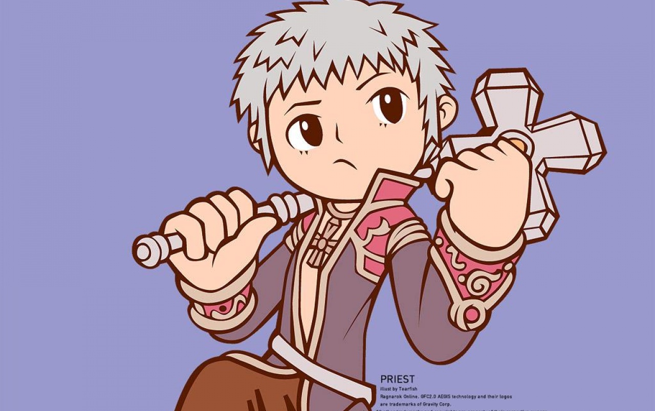 Ragnarok Online Wallpapers - Male Ragnarok Priest - HD Wallpaper 