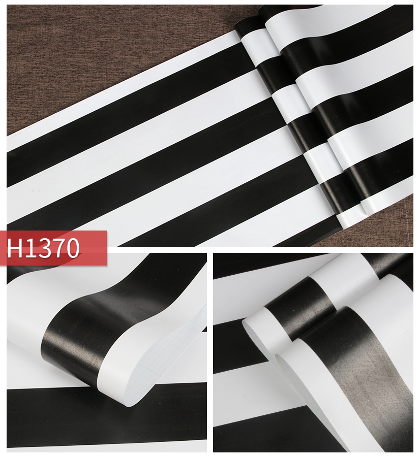Wallpaper Roll Size Self Adhesive Wallpaper Indian - Stiker Dinding Hitam Putih - HD Wallpaper 