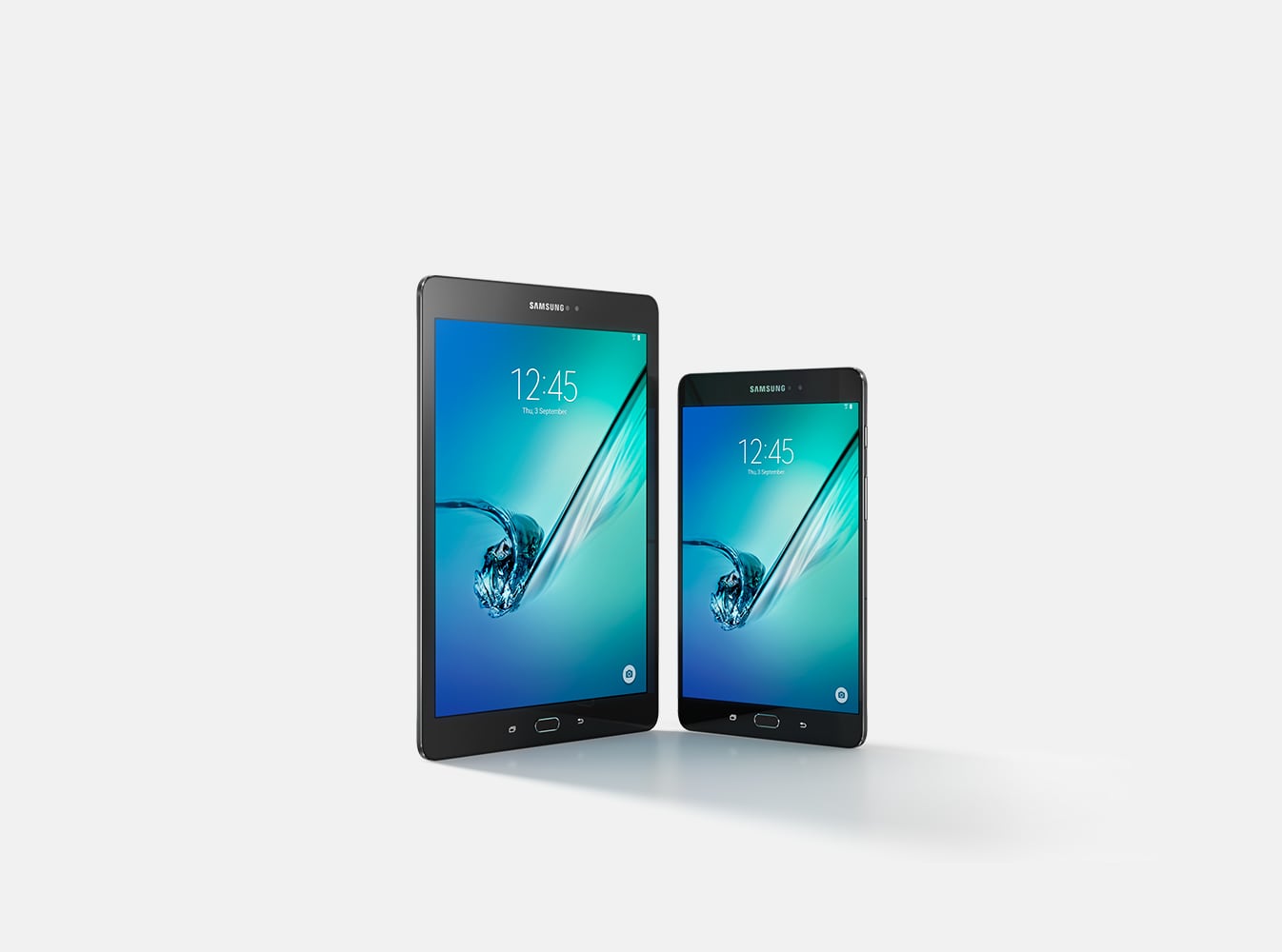 0 Inch Black Galaxy Tab S2 And - Samsung Galaxy Tab A 7 Vs 8 - HD Wallpaper 