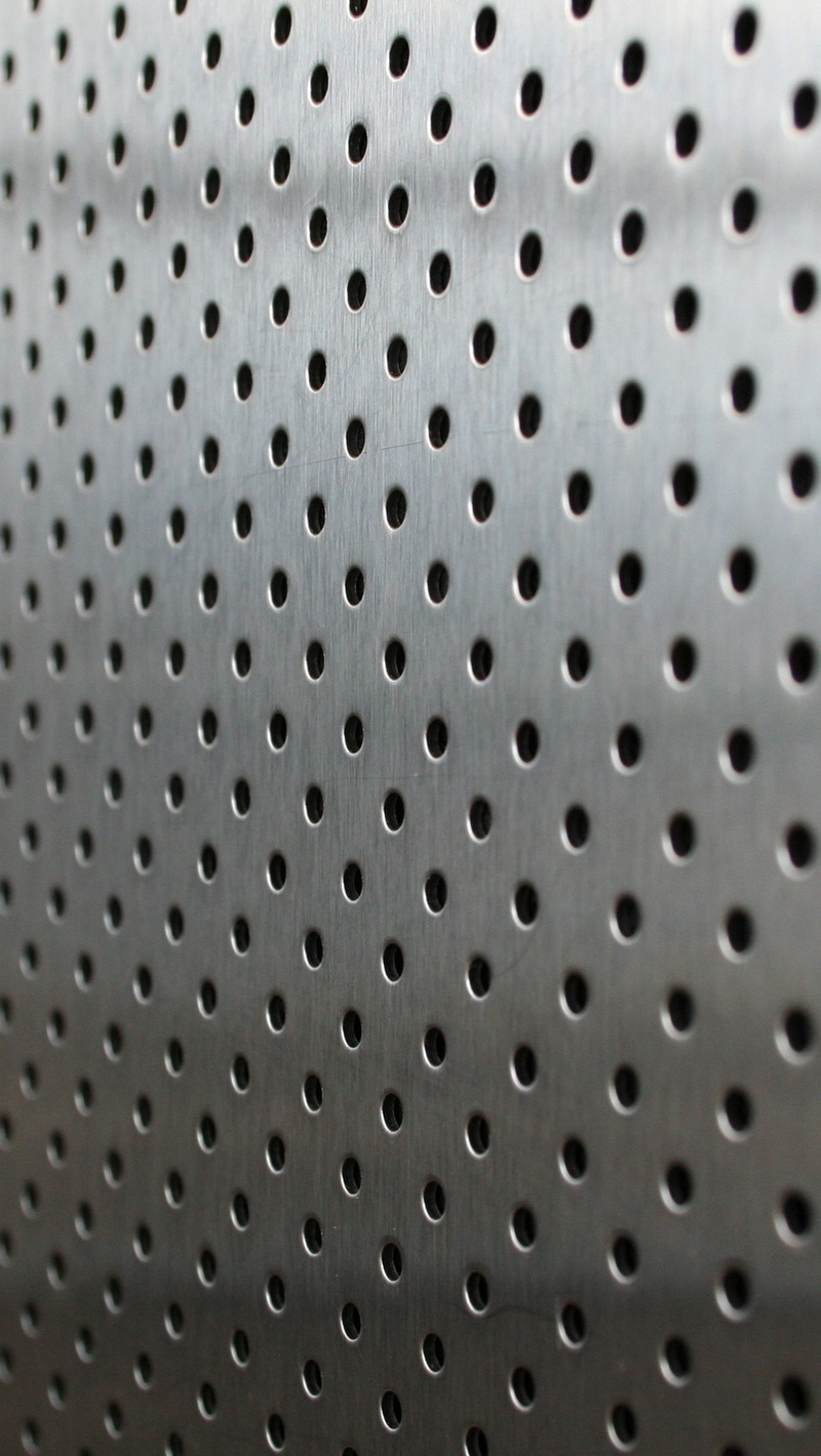 Wallpaper Metal, Points, Holes, Silver, Background - Metal Board With Holes Hd - HD Wallpaper 